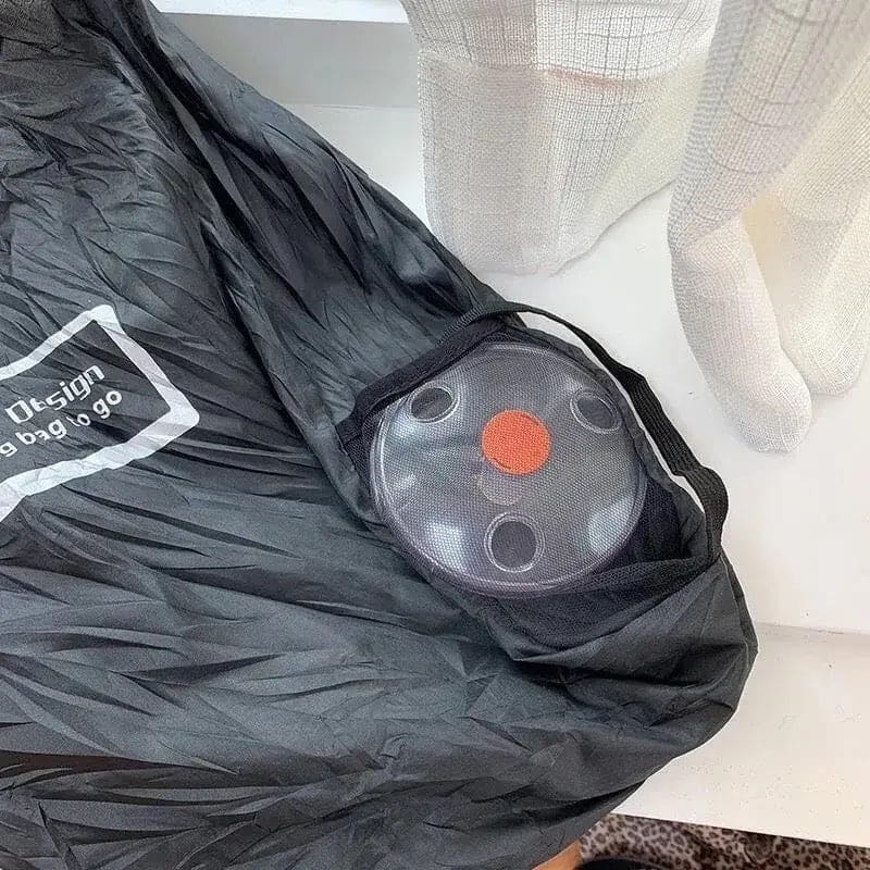 Roll Up Shopping Bag, Small Disc Mini Grocery Storage Bag, Reusable Storage Bag, Large Capacity Folding Shopping Bag with Storage Hook, Mini Organizer Storage Bag, Eco Shopper Shoulder Bag, Cross Body Grocery Bags