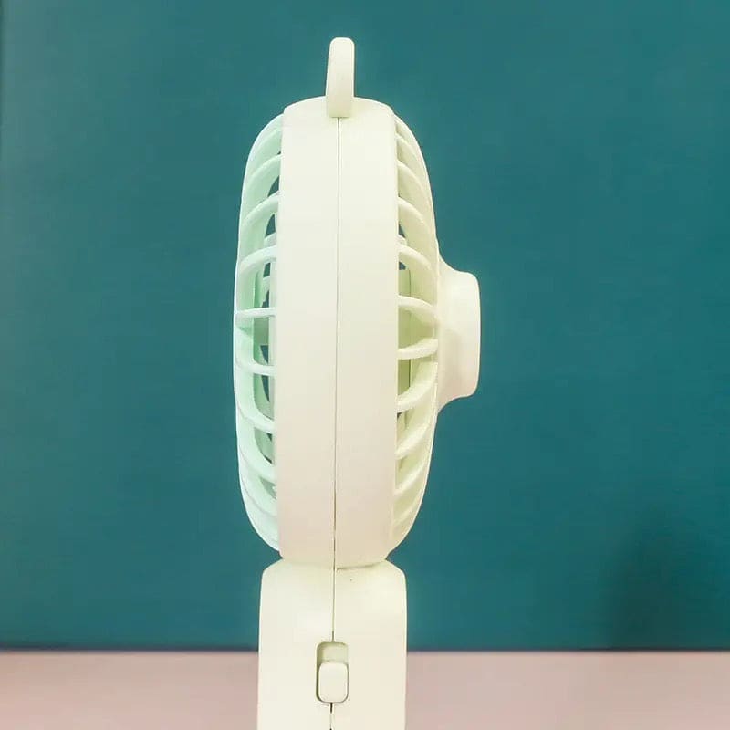 Summer Mini Handheld Fan, Cartoon Antler Usb Rechargeable Small Fan, Outdoor Portable Pocket Ventilation Fan, Small Desk Personal Fan, Mini Pocket Cooling Fan, High Wind Power Mini Small Fan, Travel Pocket Handheld Fan