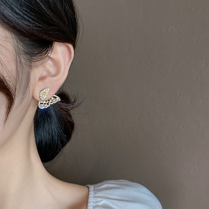Crystal Butterfly Wings Pearl Earrings, Butterfly Tassel Pearl Dangle Earrings For Women, Alloy Drop Earrings, Elegant Pearl Crystal Metal Charm Earrings