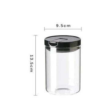 Set Of 3 Transparent Cookie Jar, Transparent Sealed Cans Jars For Spices, Multi Capacity Grain Storage Box, Kitchen Snacks Dry Plastic Fresh Keeping Tank