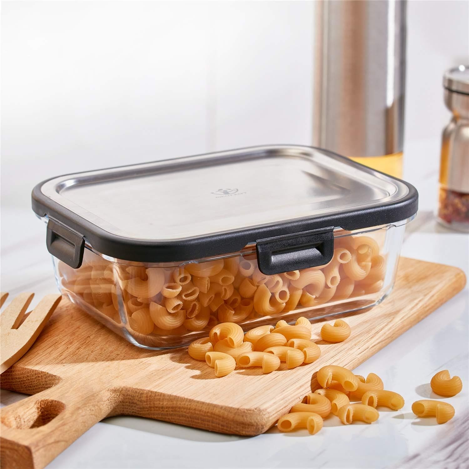 Set Of 3 Acrylic Food Container, Food Vegetable And Fruit Storage Box, Refrigerator Acrylic Meal Prep Containers, Multifunctional Reusable Food Storage Box With Lid