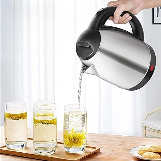 2L Stainless Steel Electric Kettle Electric Teapot Water Boiler Samo eveen.pk