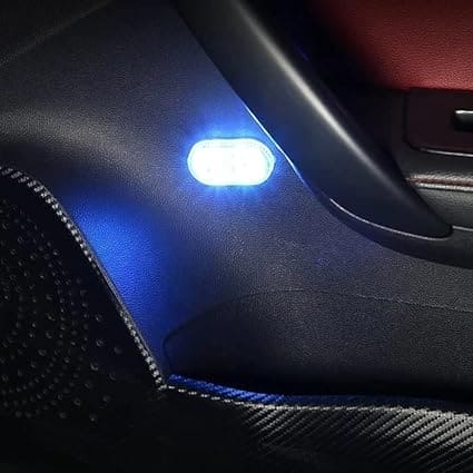 LED Car Interior Lighting, Finger Touch Sensor Reading Lamp, ,7 Colors LED Interior Car Lights, Wireless Magnetic Welcome Cars Lamp, Auto Roof Ceiling Reading Lamp, LED Car Styling Night Light Mini USB Charging Car Light