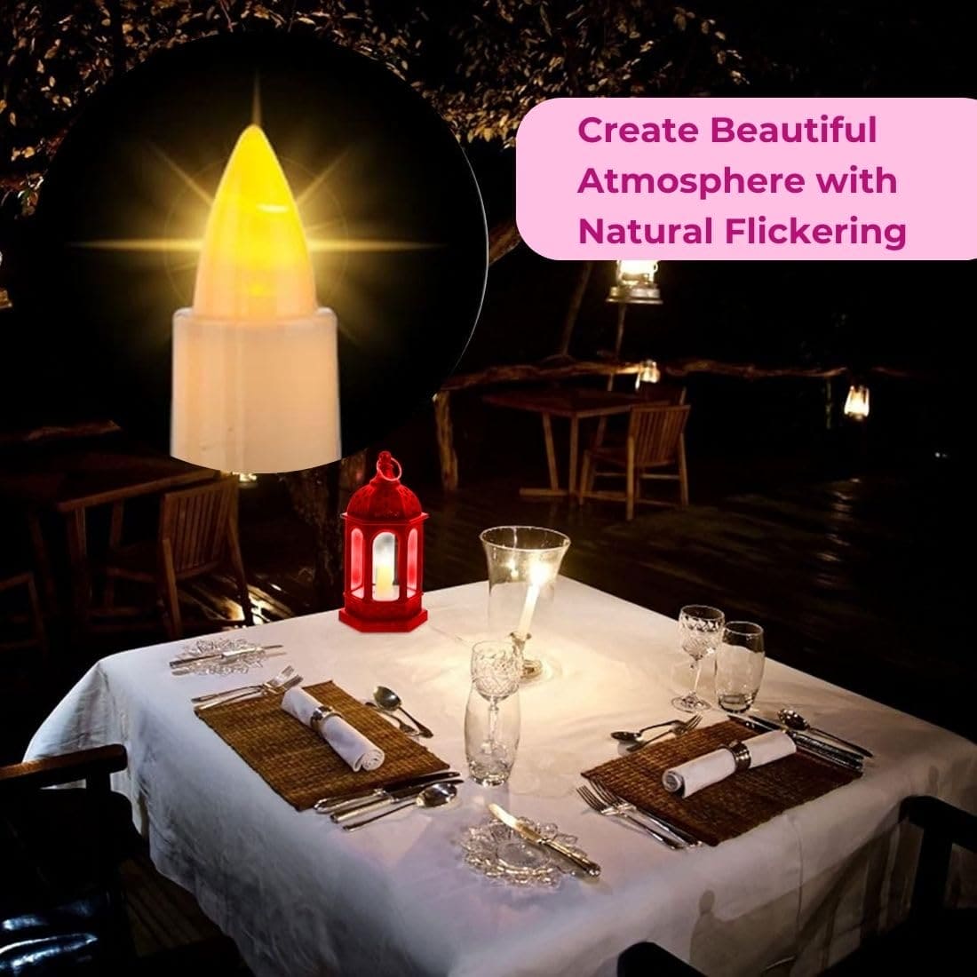 Ramadan Lantern Lamp, Retro Style Electric Candle Lantern Lamp, Electronic Candle Light, Smokeless Portable Hanging Lantern, Electronic Candle Craft Horse Light, Wind Light Candle