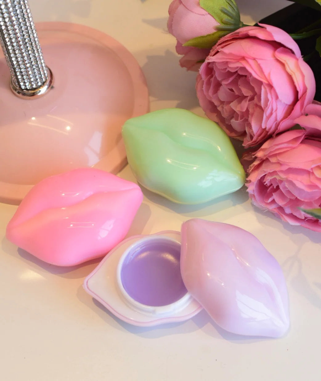 Lip Shaped Lip Balm, Waterproof Long Lasting Lip Gloss, Makeup Travel Lip Balm, Liquid Lipstick Lip Gloss