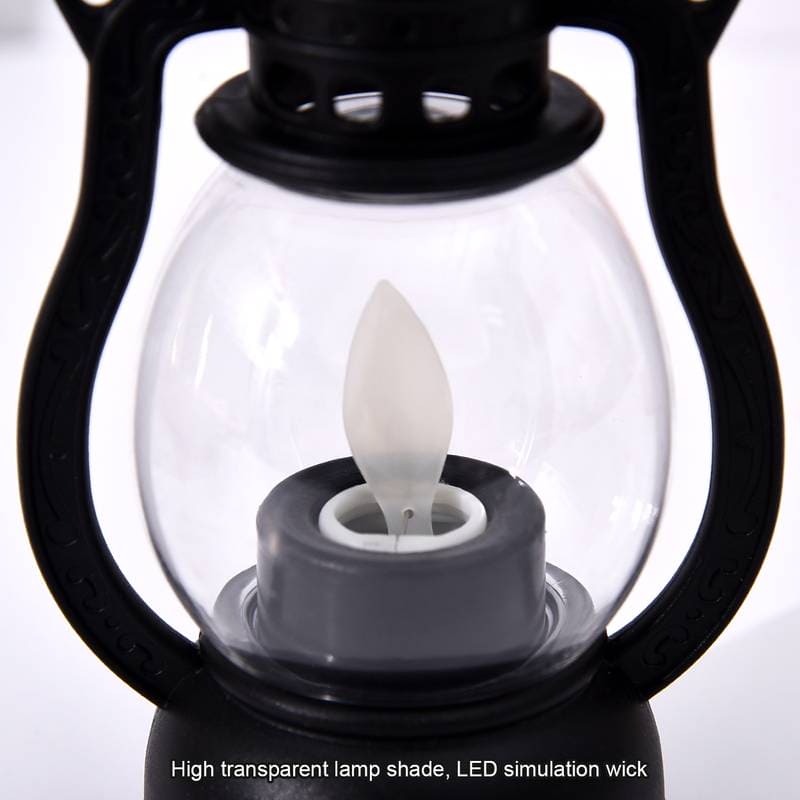 Mini Lantern Lamp, Kerosene Retro Oil Lamp, Flameless LED Lamp, Electronic Candle Light, Smokeless Portable Hanging Lantern,  Electronic Candle Craft Horse Light, Wind Light Candle, Wedding Arrangement Atmosphere Light
