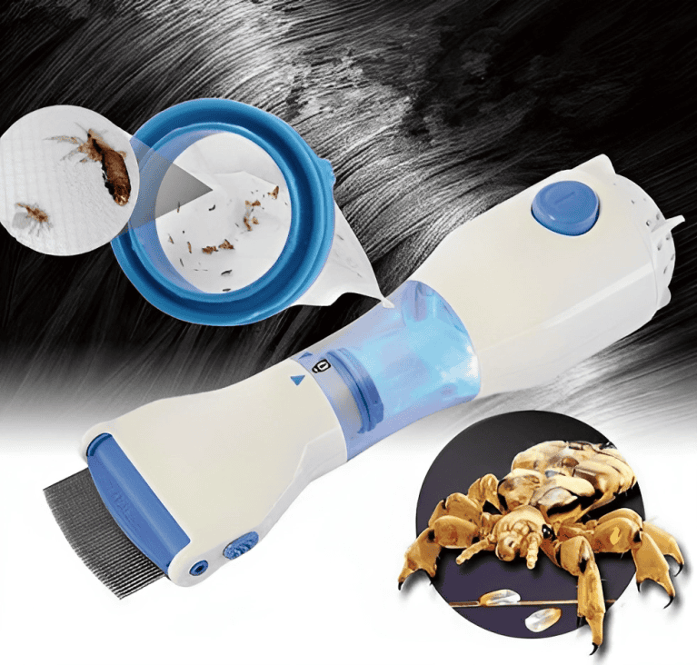 Electric Lice Remover, Portable Lice Comb, Anti lice Removing Device, Fleas Removal Comb For Dogs Cats Pet, Head Lice Remover Machine, Filter Trap Head Lice Catcher, Multipurpose Electric Vacuum Comb