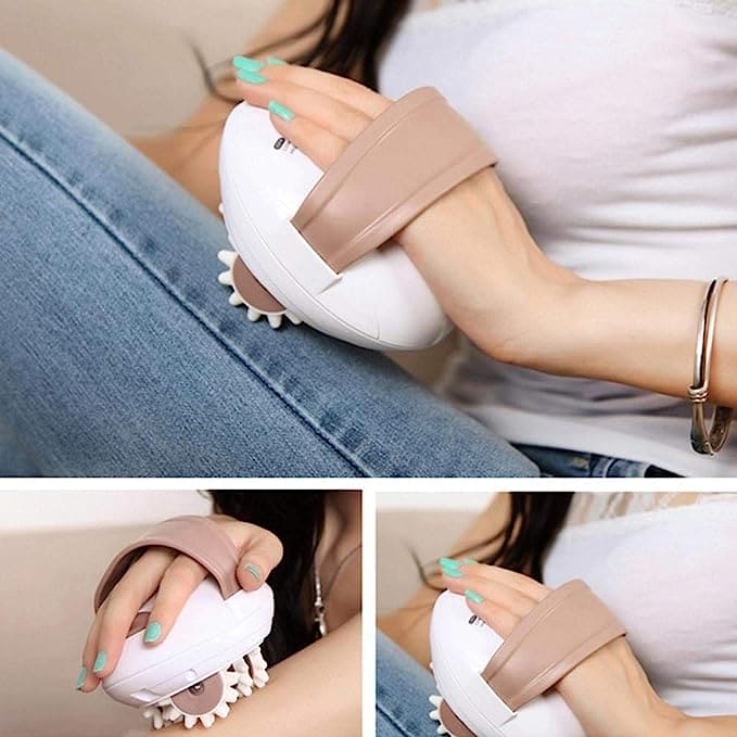3D Body Slimmer, Electric Drum Body Slimming Massager, Anti Cellulite Massage Device, Hand Roller Cellulite Massager, Mini Fat Burn Massage Machine, Mini Handheld Massager Roller, Facial Massage Tool Beauty Device, Portable Muscles Relaxer Device