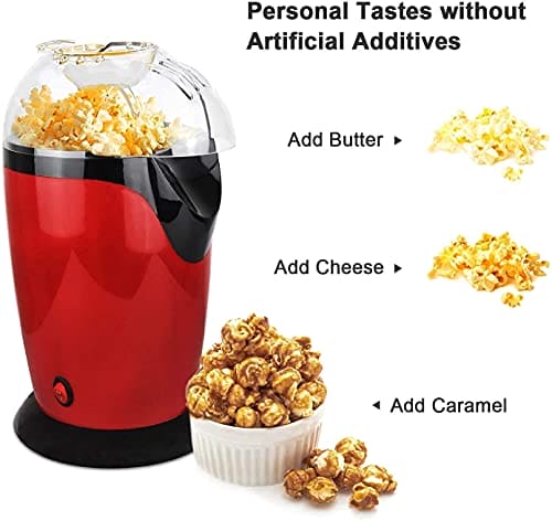 Portable Electric Popcorn Maker, Automatic Instant Popcorn Maker, Kitchen Desktop Mini DIY Corn Maker, Electric Hot Popcorn Machine, Oil Mini Hot Air Popcorn Machine, Portable Electric Household Snack Maker
