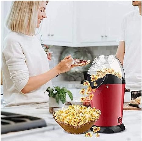 Portable Electric Popcorn Maker, Automatic Instant Popcorn Maker, Kitchen Desktop Mini DIY Corn Maker, Electric Hot Popcorn Machine, Oil Mini Hot Air Popcorn Machine, Portable Electric Household Snack Maker