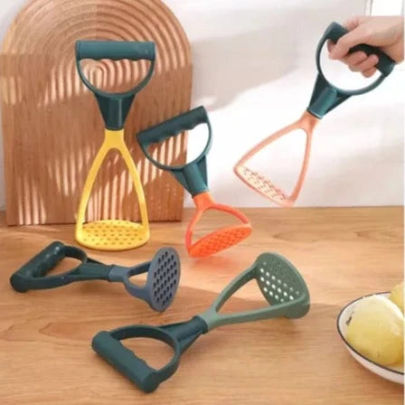 Plastic Potato Masher, Multifunctional Food Shredder, Potatoes Mud Pusher, Kitchen Cooking Gadget, Hand Held Potato Masher