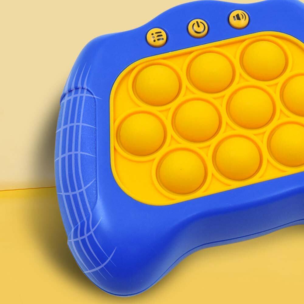 Console Pop Up Toy, Quick Push Game Machine, Light Bubble Puzzle Toy, Electronic Squeeze Poppet Sensory Push Pop Bubble Toy, Anti Pressure Whack A Mole Toy, Autism Sensory Toys for Boys Girls, Rapid Push Puzzle Game