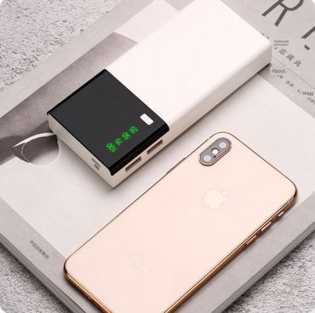 Smart Power Bank, 10000 mA High Capacity New Mobile Power Supply, Universal Mobile Power Bank, Digital Display Fast Charging Phone Charger Outdoor Portable External Battery for Mobile