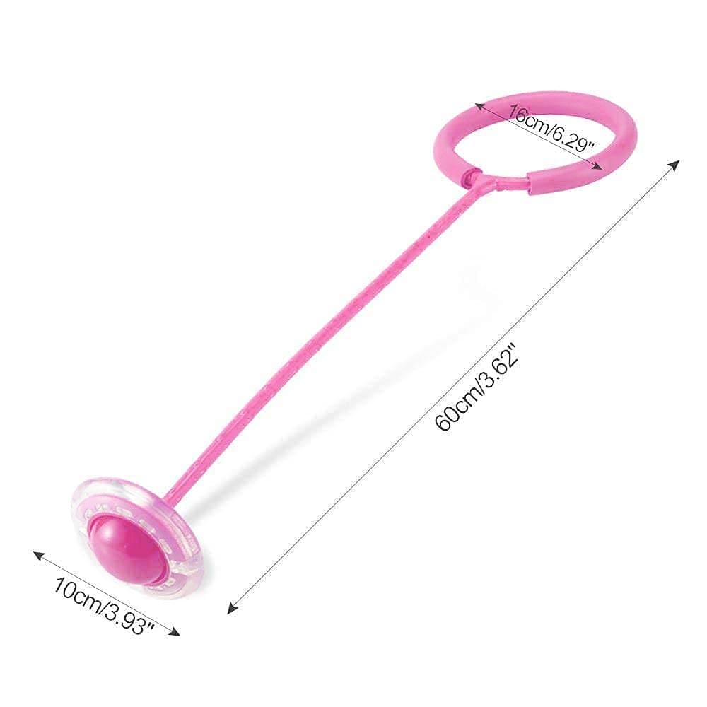 Foot Flashing Ankle Jumping Rope Ball, Glowing Bouncing Fitness Sports Swing Ball, Flash Jumping Bouncing Ball, Children Skip It Ball, Skipping Rope Swing Ball, Foldable Ankle Skip Ball
