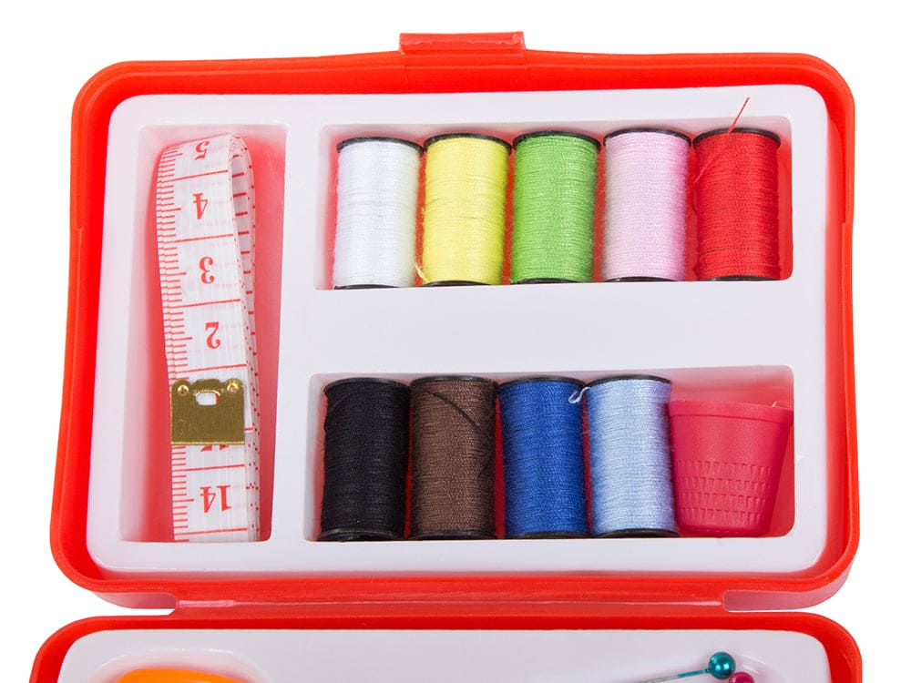 Insta Sewing Kit, Travel Sewing Box With Color Needle Threads, Basic Emergency Sewing Kit Tools