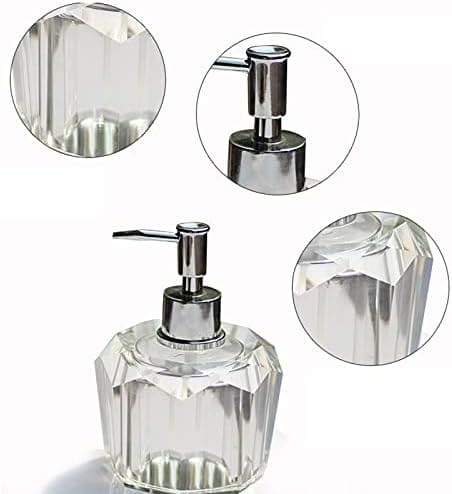 Acrylic Soap Dispenser Bottle, Household Soap Bottle, Shower Gel Shampoo Bottle, Glass Liquid Soap Dispenser, Soap Dispenser Pump For Bathroom And Kitchen, 180ml Hand Washer Bottle