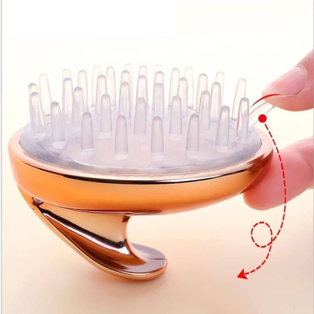 Colorful Scalp Brush, Silicone Head Body Massager,  Shampoo Scalp Massage Brush, Hair Washing Comb, Body Shower Brush Bath Spa SlimmingMassage Brush, Portable Handheld Cleaning Brush