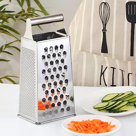 Mini Four Faced Vegetable Slicer, Multifunctional Box Grater Slicer Cutter, Stainless Steel Vegetable Peeler, Vertical Plane Potato Vegetable Cutter