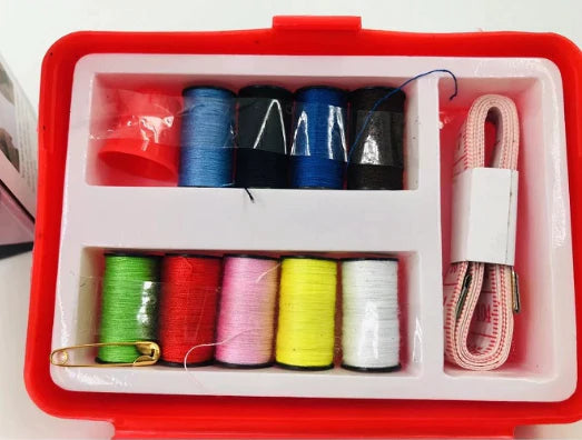 Insta Sewing Kit, Travel Sewing Box With Color Needle Threads, Basic Emergency Sewing Kit Tools