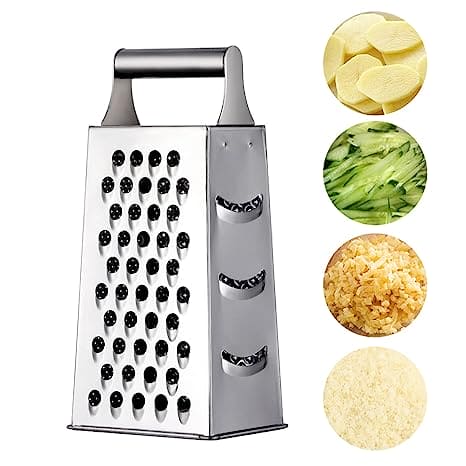 Mini Four Faced Vegetable Slicer, Multifunctional Box Grater Slicer Cutter, Stainless Steel Vegetable Peeler, Vertical Plane Potato Vegetable Cutter
