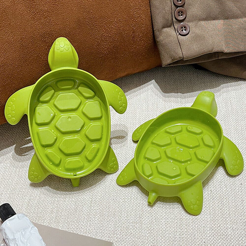 Cute Turtle Draining Soap Holder, Bathroom Shower Soap Holder, Sponge Storage Plate Tray, Sea Turtle Soap Holder Dish, Non Slip Shower Soap Box, Simple Wash Table Cartoon Turtle Soap Box, Virgin Plastic Soap Stand