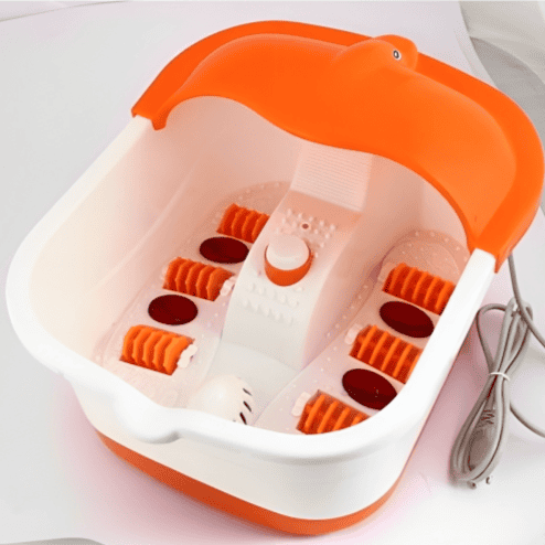 String Ray Foot Bath Massager, Pedicure Foot Spa Massager Machine, Automatic Heating Infrared Rays Bubble Massager,  Electric Pedicure Tub with Roller, Multifunctional Footbath Massager, Home Care Foot Spa