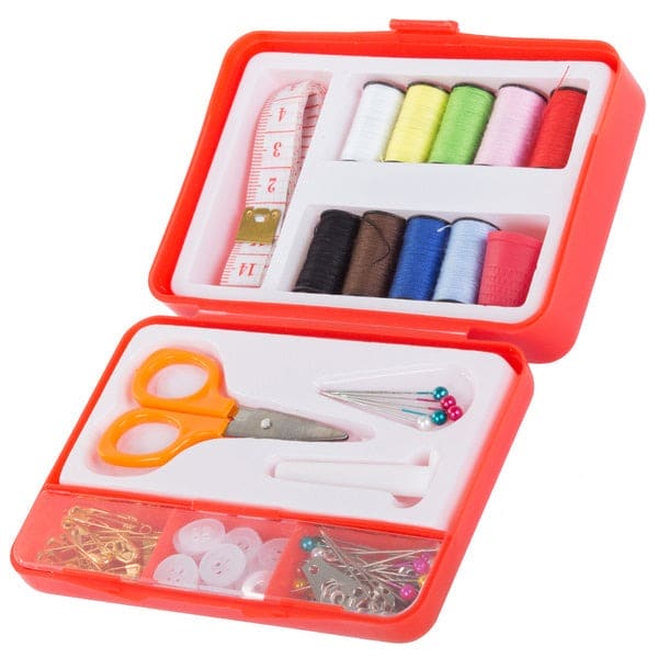 Insta Sewing Kit, Travel Sewing Box With Color Needle Threads, Basic Emergency Sewing Kit Tools