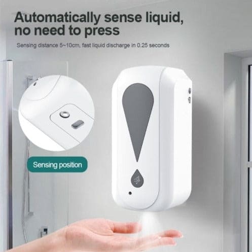 Touchless Soap Dispenser, Automatic Alcohol Sprayer, Motion Sensor Soap Dispenser, Wall Mounted Touchless Soap Dispenser, Auto Induction Foaming Hand Washer, 1200ML Touchless Liquid Spray Dispenser, Smart Sensor Soap Dispenser