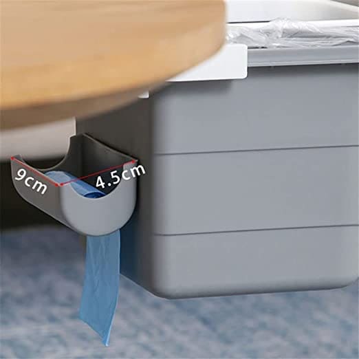 Hidden Drawer Trash Can, Under Desk Trash Can, Lifted Storage Bucket, Concealed Drawer Trash Bin, Portable Waste Bin, Under Table Hanging Garbage Trash Can, Under Cabinet Hanger Rack, Space Saving Garbage Bucket, Household Multipurpose Trash Can