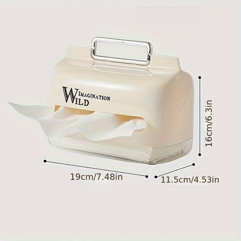 Solid Tissue Paper Box, Napkin Dispenser Container, Desktop Tissue Holder, Multipurpose Scarves Box, Modern Style Handkerchief Box