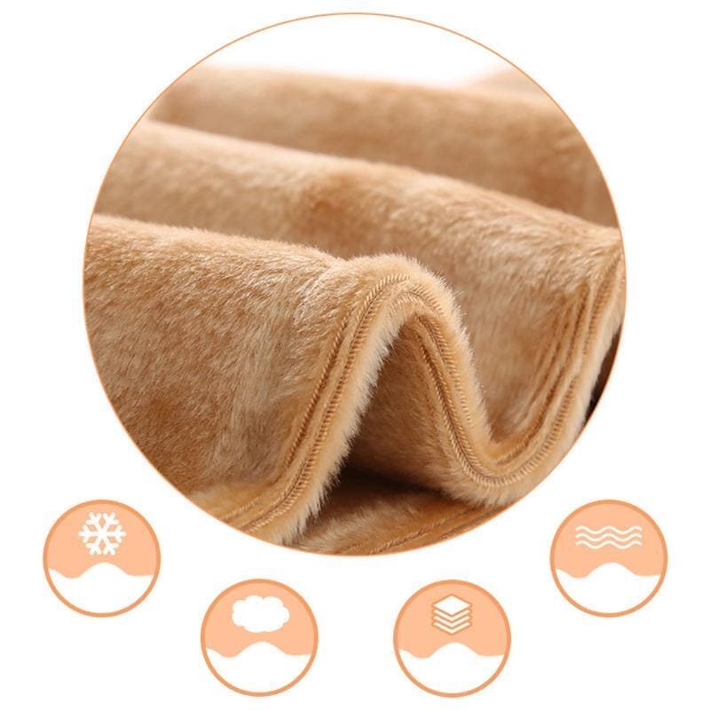 Thigh Warm Footless Socks, Unisex Fleece Knee Warmers Legging, Winter Knit Warm Long Leg Warmer, Warm Boot Cuffs Long Sock, Thin Outdoor Knee Compression Sleeve