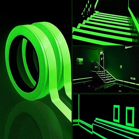 Dark Glowing Tape, Self-adhesive Luminous Tape, Glow In The Dark Tape, Green Luminous Tape, Decorative Fluorescent Tape, Dark Sticker Tape, Night Slef Adhesive Glow Tape