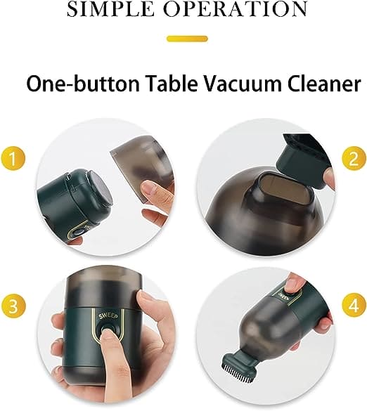 Capsule Vacuum Cleaner, Wireless Mini Vacuum Cleaner, Handheld Dust Catcher, Car Interior Desktop Dust Cleaning Tool, Portable Car Vacuum Cleaner, Multipurpose Mini Vacuum Cleaner