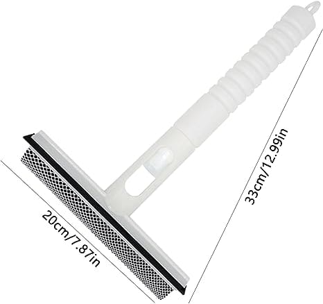 Multifunctional Window Spray Wiper, Double Sided Window Cleaner Squeegee Wiper, Glass Wiper for Bathroom Mirror Windshield, 3 in 1 Spray Scrape Cleaning Tool, Household Kitchen Bathroom Cleaning Wiper