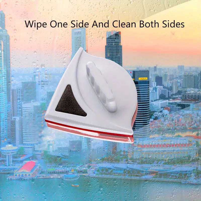 Triangular Window Cleaner Double Face Glass Cleaner, Triangle Window Magnetic Cleaner, Double Si ...