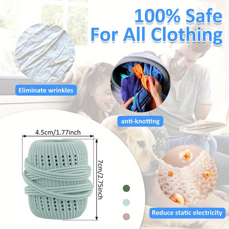 Laundry Sponge Ball, Anti Winding Washing Capsule, Washing Machine Hair Remove, Reusable Dryer Ball, Home Clothes Cleaning, Drying Fabric Softener Ball, Washing Accessories