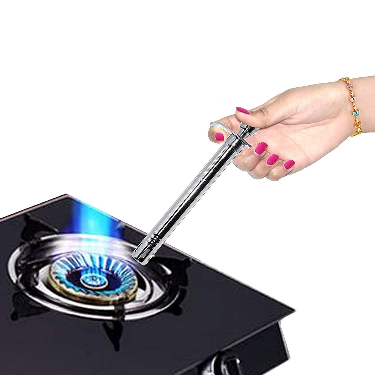 Kitchen Lighter Components Stove Spark Lighter, Stainless Steel Metallic Kitchen Lighter, Steel G ...