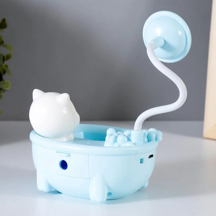 3 In 1 Bathtub Table Lamp With Sharpener, Cartoon Bathtub LED Study Lamp, Bathtub Lamp For Kid With Sharpener, Portable LED Study lamp, Study Reading Desk Lamp