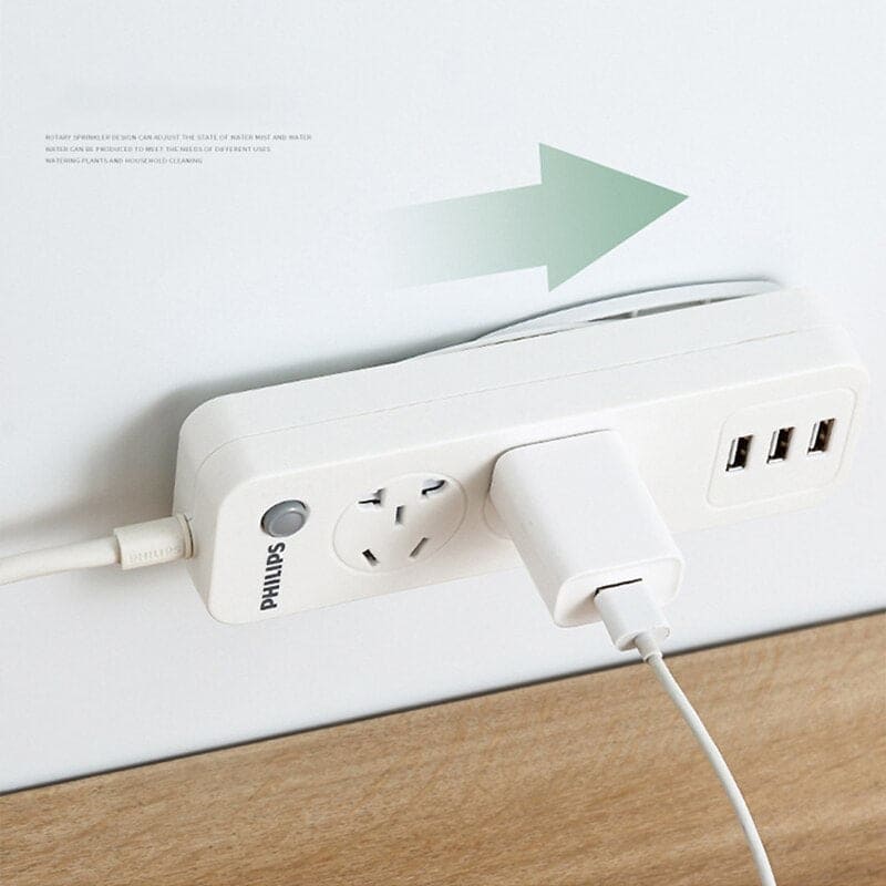 Self-Adhesive Power Strip Holder, Wall Mounted Sticker Household, Plug-in Line Board Holder, Socket Fixer