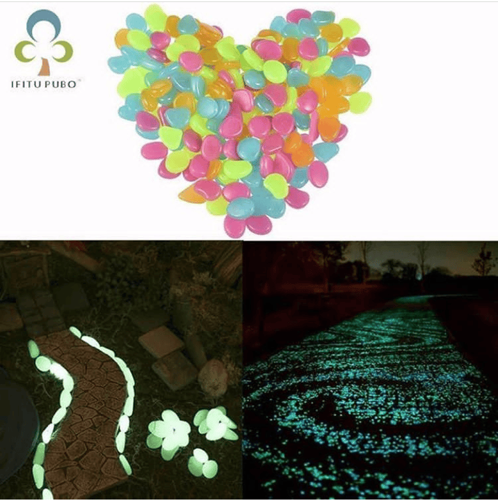 100 pcs Glowing Stones