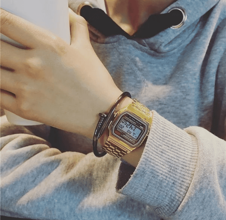 New Retro Classic LED Stainless Steel Digital 