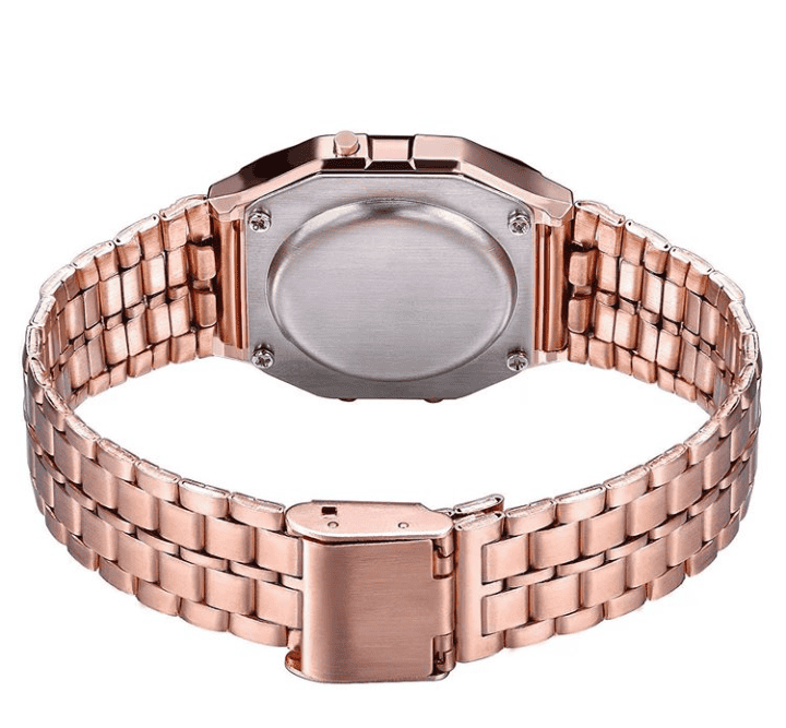 New Retro Classic LED Stainless Steel Digital 