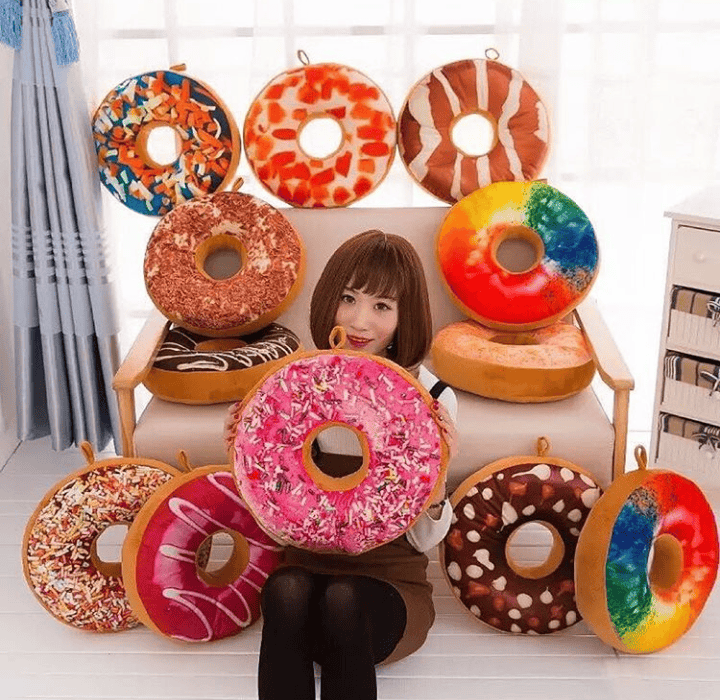 Donut shaped sale cushion