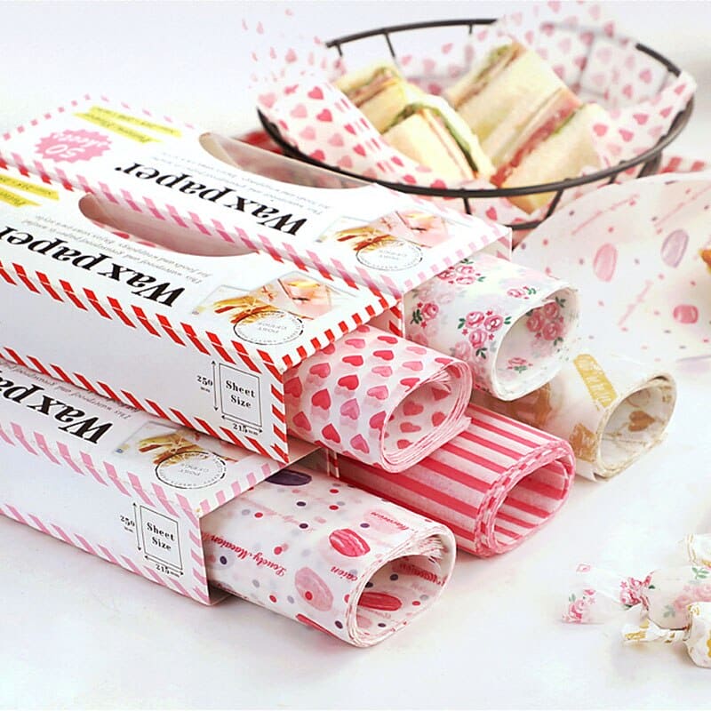 Food Basket Liner, Food Wrapping Packaging Burger For Bread Sandwich Snack, Wrapping Paper Waterproof Anti-stick