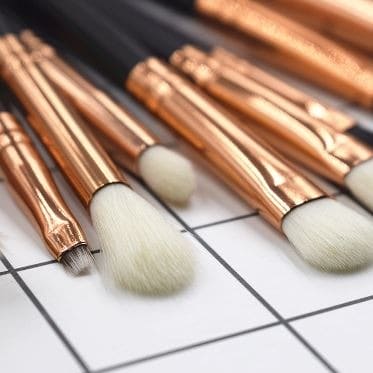 Set Of 15 Pro Makeup Brush Set, Beauty Makeup Tool, Cosmetics Makeup Brushes, Eyeshadow Eyeliner Blending Pencil Cosmetics Tools With Pu Bag