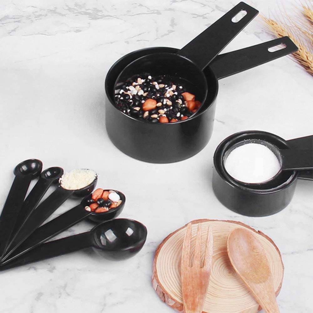 Set of 10 Kitchen Measuring Spoons, Measuring Cups
