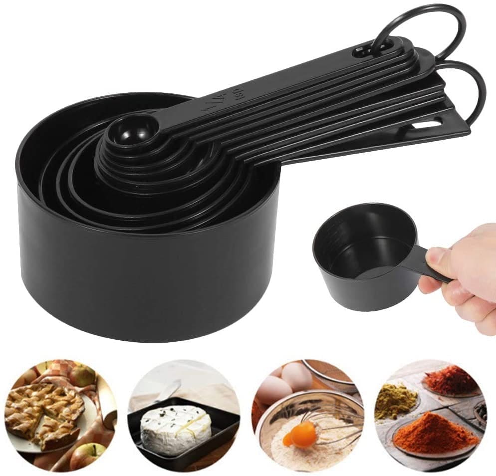 Set of 10 Kitchen Measuring Spoons, Measuring Cups