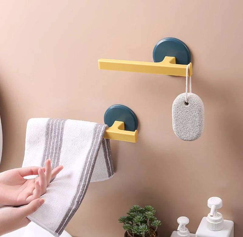 Goolsky Paper Towel Holder Tissue Dispenser Non Drilling Suction Cup Towel  Bar Bath Towel Clothes Hanger Wall Mount Towel Rack Holder for Bathroom  Kitchen price in UAE,  UAE