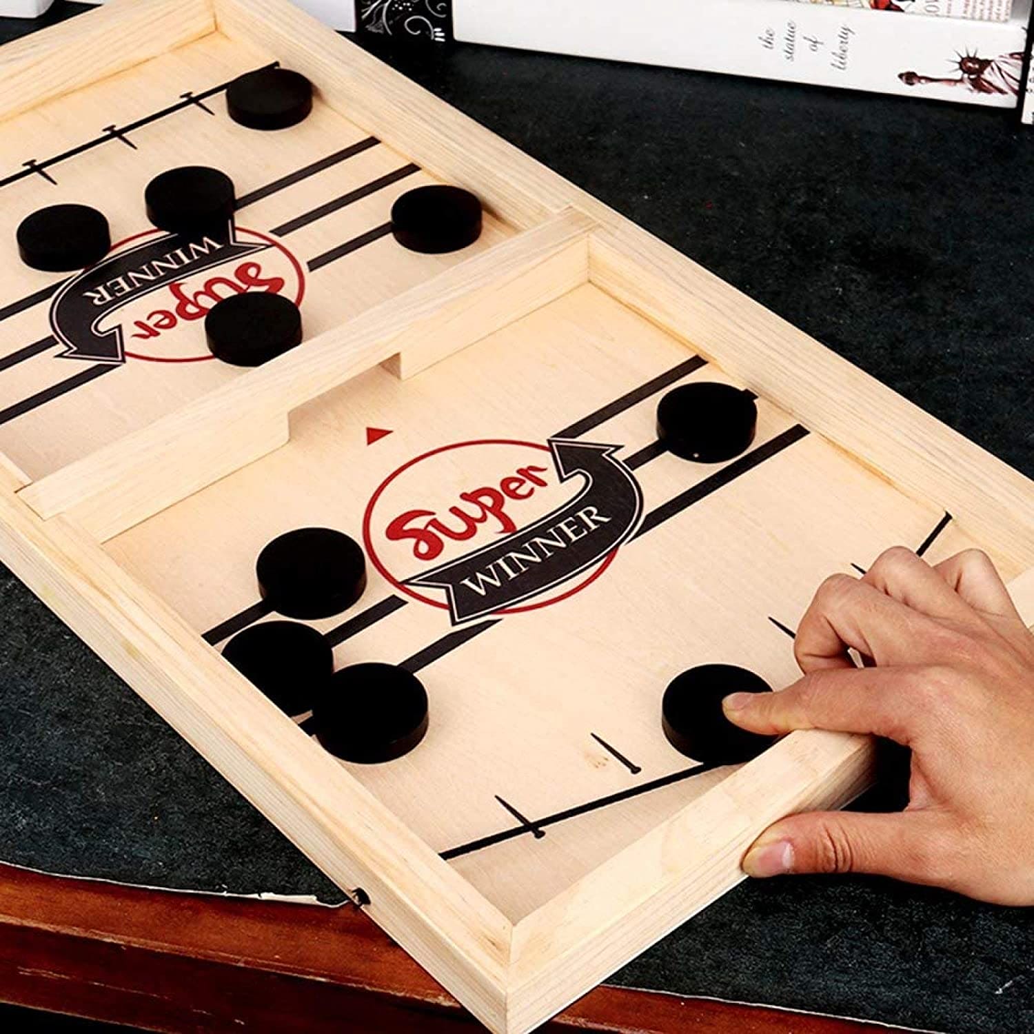 Fast Sling Puck Board Game, Ice Hockey Game
