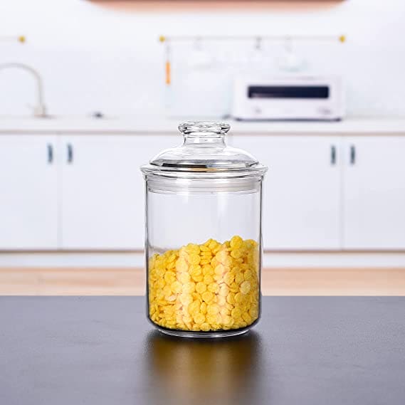 Acrylic Plain Storage Jar, Transparent Kitchen Sealing Jar, Airtight Clear Canister Jar, Food Storage Container, Stackable Condiment Kitchen Organizer